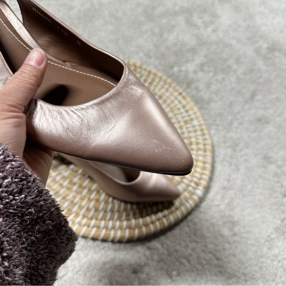 Donald J. Pliner Women’s Rimma Leather Slingback Heels Shoes in Blush Pink 11 - Picture 11 of 14